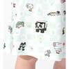 Minecraft Sleep Repeat Girls' Short Sleeve Dress, White - Dresses - 4