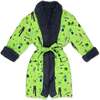 Minecraft Mob Squad Kids Sherpa Robe, Green - Robes - 1 - thumbnail