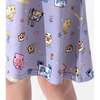 Minecraft Pixel Pals Girls' Short Sleeve Dress, Purple - Dresses - 7