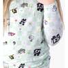 Minecraft Sleep Repeat Kids Pajamas, White - Pajamas - 6