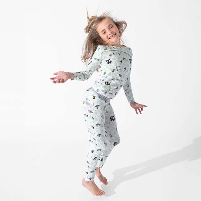 Minecraft Sleep Repeat Kids Pajamas, White - Pajamas - 7