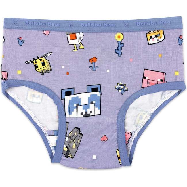 Minecraft Bamboo Girls' Underwear 7-Pack, Grey - Underwear - 3