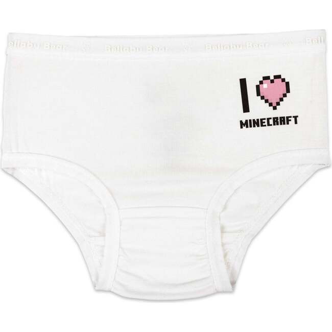 Minecraft Bamboo Girls' Underwear 7-Pack, Grey - Underwear - 4
