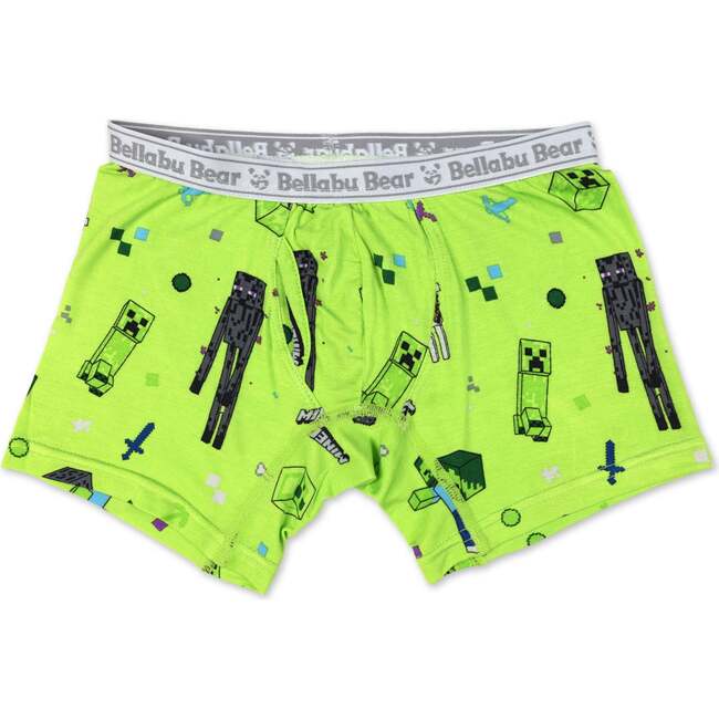 Minecraft Bamboo Boys' Boxer Brief Underwear 3-Pack, Grey - Underwear - 3
