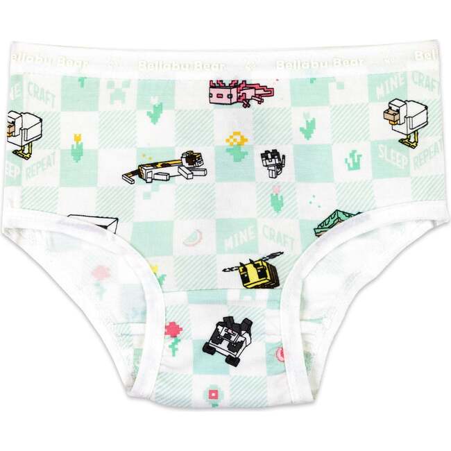 Minecraft Bamboo Girls' Underwear 7-Pack, Grey - Underwear - 5