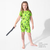 Minecraft Mob Squad Kids Pajama Short Set, Green - Pajamas - 7
