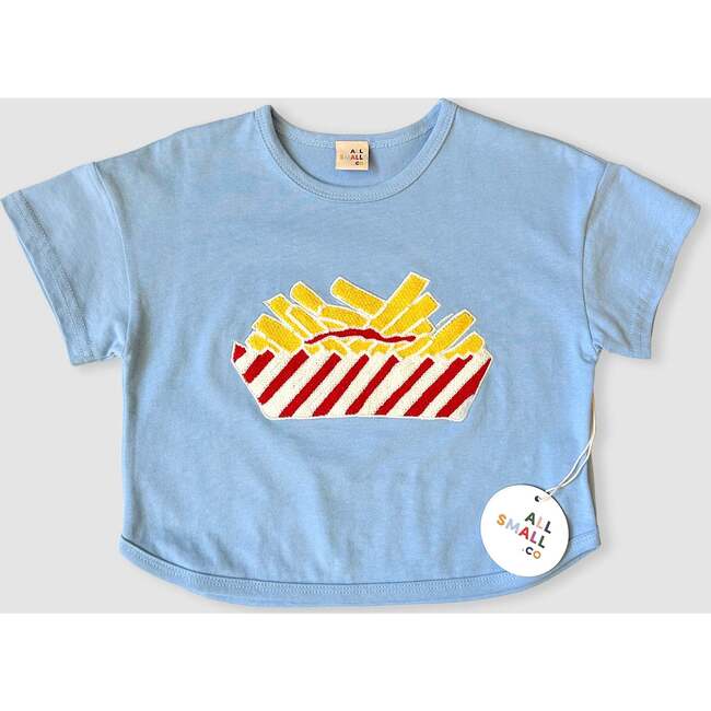 Fries Tee, Blue