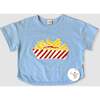 Fries Tee, Blue - T-Shirts - 1 - thumbnail