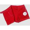 Cotton Skort, Red - Skirts - 3