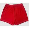 Cotton Skort, Red - Skirts - 5