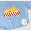 Fries Tee, Blue - T-Shirts - 5