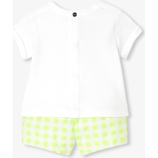 Baby Boy Shorts Set White/Green - Mixed Apparel Set - 2