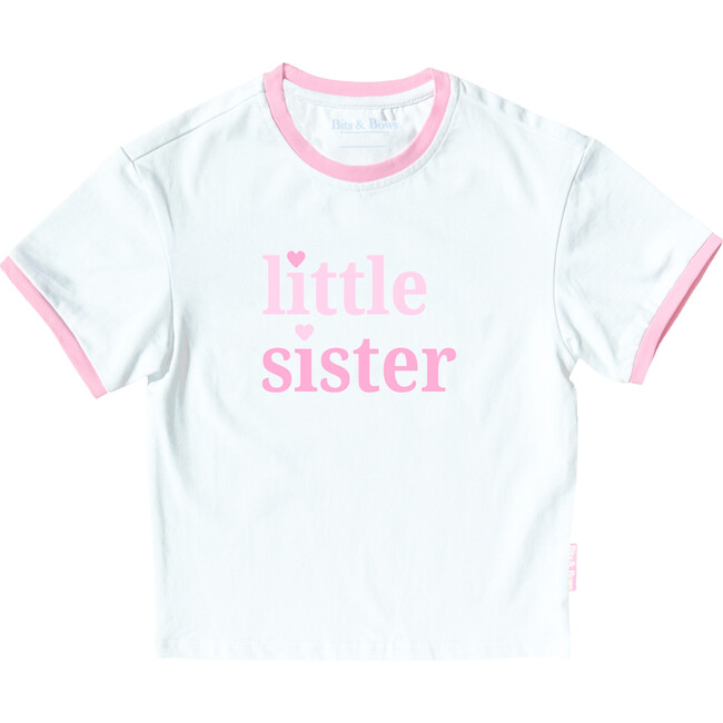 Little Sister Crewneck T-Shirt, Pink