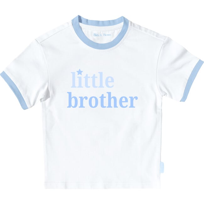 Little Brother Crewneck T-Shirt, Blue