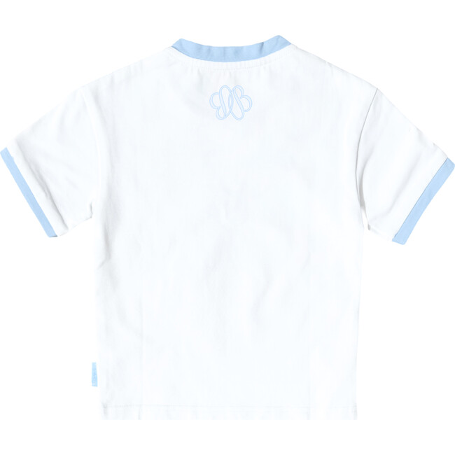 Little Brother Crewneck T-Shirt, Blue - Apparel - 2