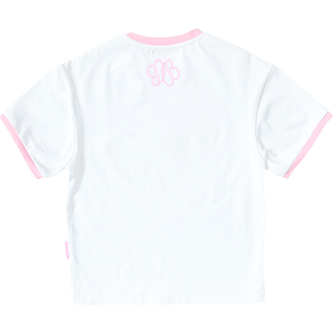 Little Sister Crewneck T-Shirt, Pink - Apparel - 2