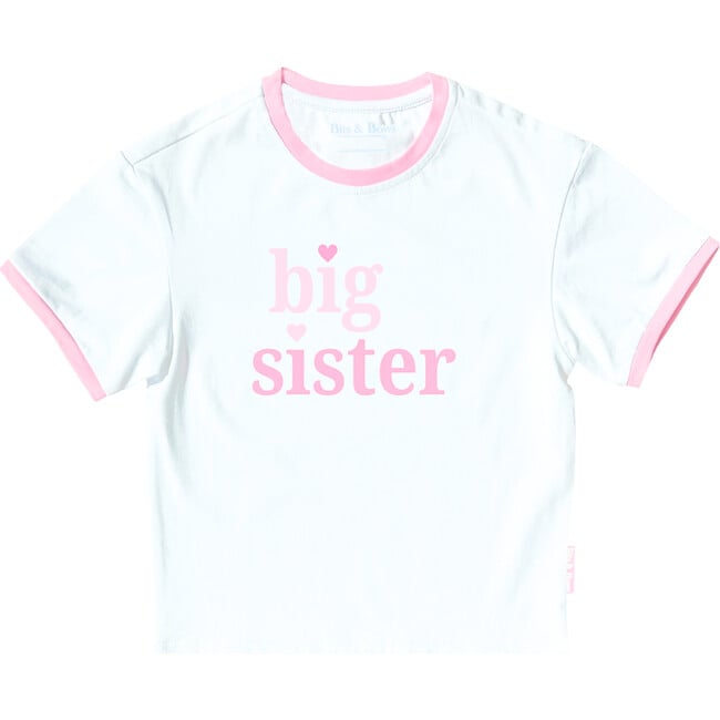 Big Sister Crewneck T-Shirt, Pink