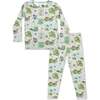 Minecraft Overworld Dreams Kids Pajamas, Grey - Pajamas - 1 - thumbnail