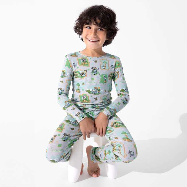 Minecraft Overworld Dreams Kids Pajamas, Grey - Pajamas - 2