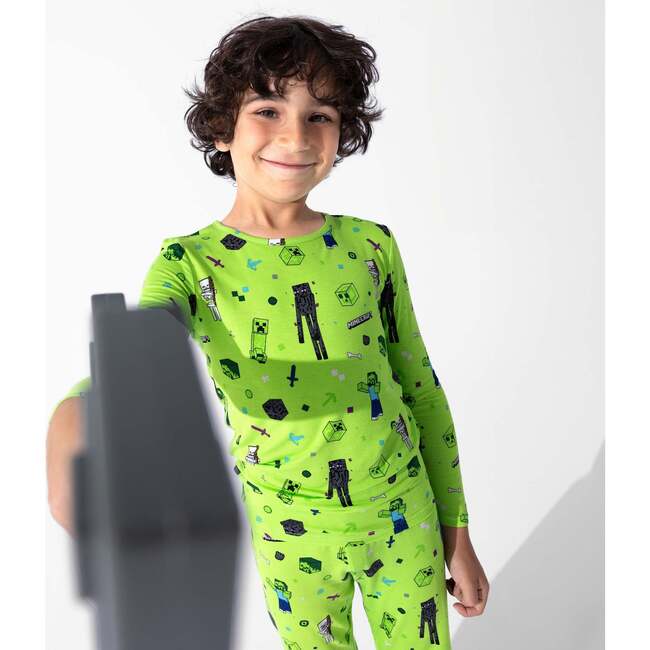 Minecraft Mob Squad Kids Pajamas, Green - Pajamas - 5