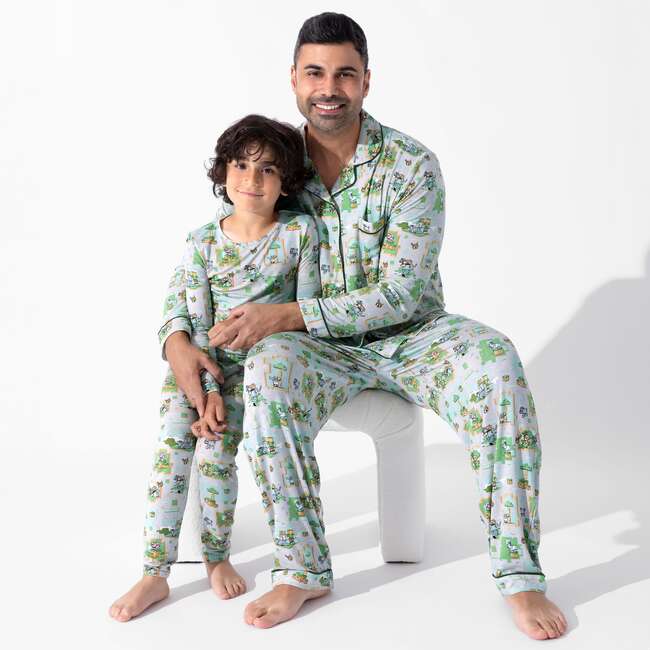 Minecraft Overworld Dreams Kids Pajamas, Grey - Pajamas - 5