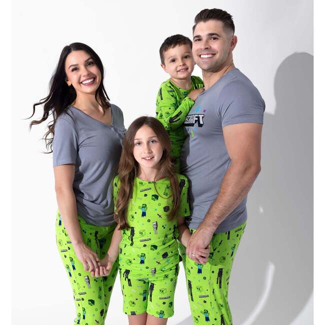Minecraft Mob Squad Kids Pajamas, Green - Pajamas - 6