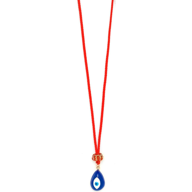 Women's Carnival Evil Eye Teardrop Necklace 18-26" - Necklaces - 3