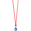 Women's Carnival Evil Eye Teardrop Necklace 18-26" - Necklaces - 3