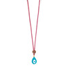 Women's Carnival Evil Eye Teardrop Necklace 18-26" - Necklaces - 4
