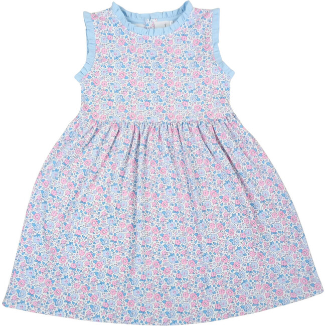 Stella Dress, Blue and Pink