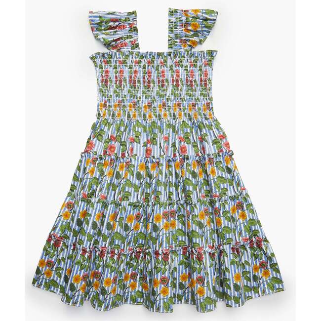 The Tiny Ellie Nap Dress, Geranium Stripe