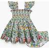 The Tiny Ellie Nap Dress, Geranium Stripe - Dresses - 2