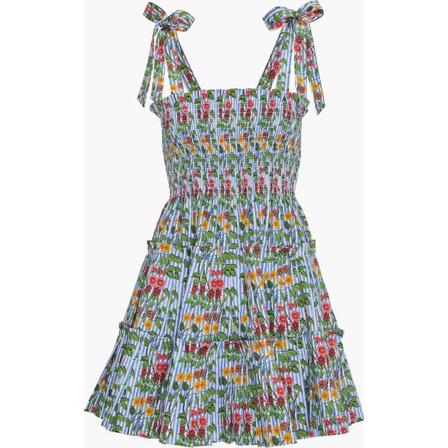 The Ribbon Charlotte Nap Dress, Geranium Stripe