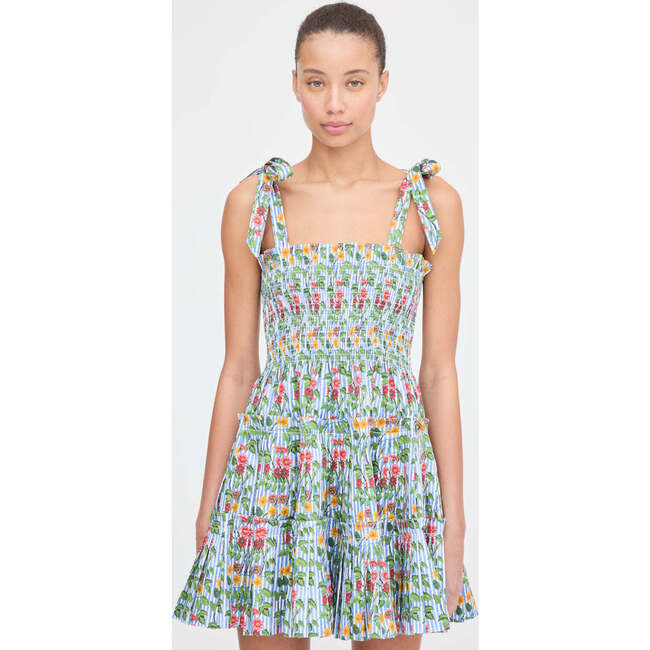 The Ribbon Charlotte Nap Dress, Geranium Stripe - Dresses - 3