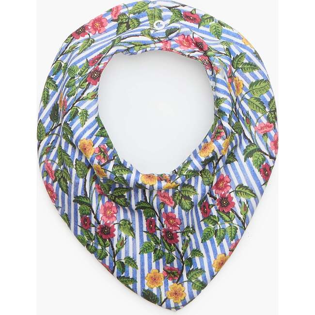 The Bandana Bib, Geranium Stripe