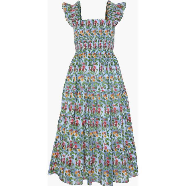 The Ellie Nap Dress, Geranium Stripe