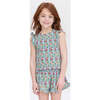 The Tiny Lala Short Set, Geranium Stripe - Mixed Apparel Set - 3