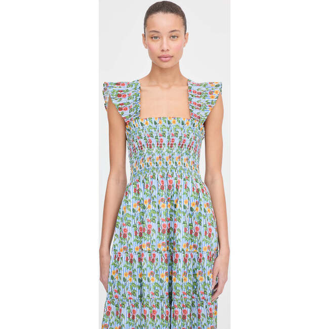 The Ellie Nap Dress, Geranium Stripe - Dresses - 3