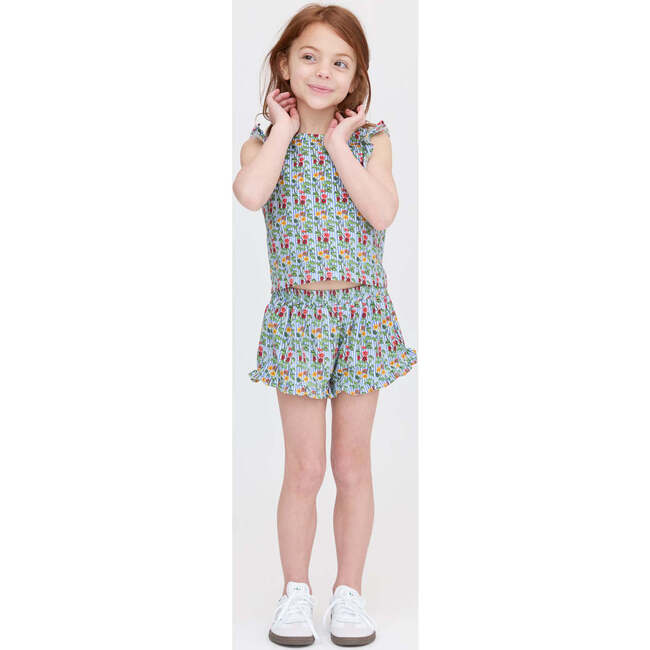 The Tiny Lala Short Set, Geranium Stripe - Mixed Apparel Set - 6