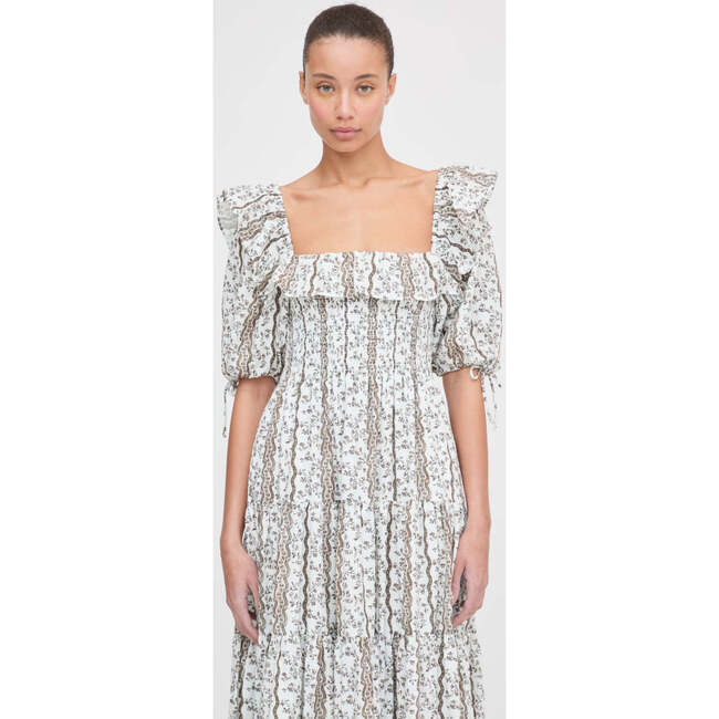The Corinne Nap Dress, Mocha Provence Floral - Dresses - 3