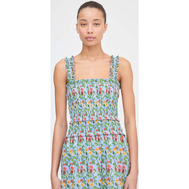 The Azalea Maxi Nap Dress, Geranium Stripe - Dresses - 3