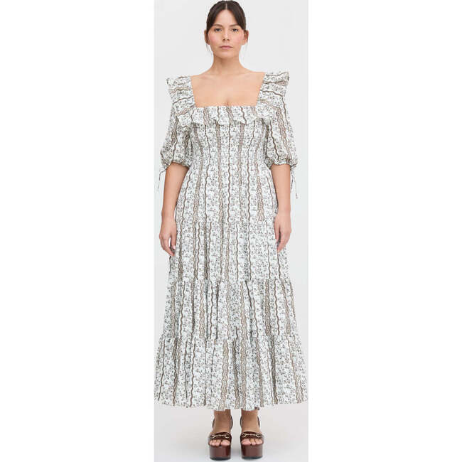 The Corinne Nap Dress, Mocha Provence Floral - Dresses - 6