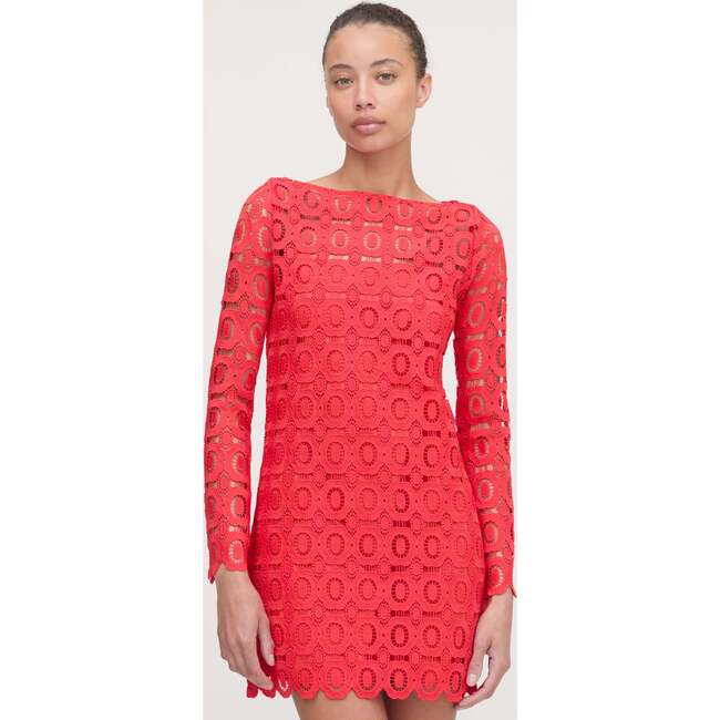 The Eliza Mini Dress, Poppy Lace - Dresses - 3