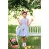 Marguerite Floral Blue Frilled Sleeveless Smocked Dress - Dresses - 2