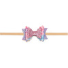 Sparkling Mermaid Bow Baby Headband, Multi - Headbands - 1 - thumbnail