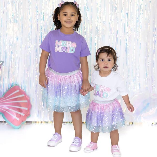 Sparkling Mermaid Bow Baby Headband, Multi - Headbands - 4