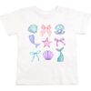 Mermaid Cutie Short Sleeve T-Shirt, White - T-Shirts - 1 - thumbnail