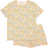 Women's Elysian Day Shirt And Short Pima Pajamas Set - Pajamas - 1 - thumbnail