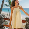 Women's Banana Smocked Coverup - Cover-Ups - 2