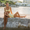 Women,  Banana Terry Cup Bikini Top - Two Pieces - 4